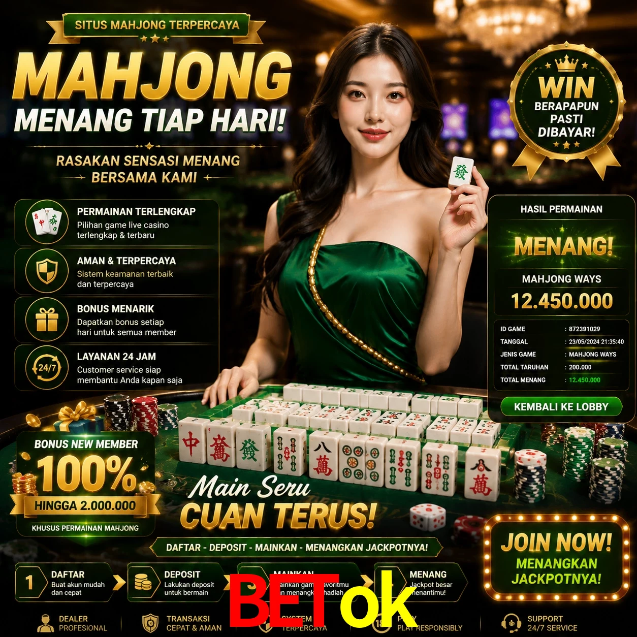 Cashback VIP betok - reembolso semanal